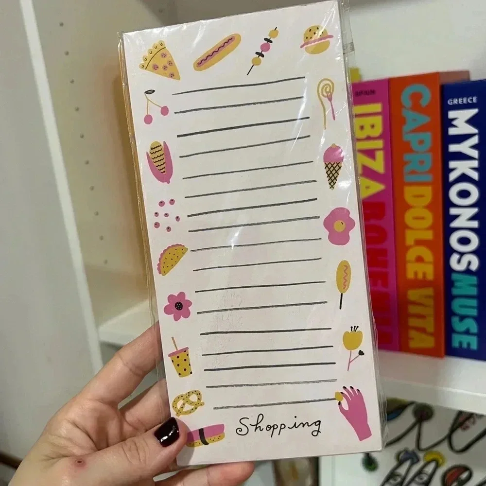 NEW Anthropologie home Carolyn Suzuki Notepad stationary aesthetic to do list